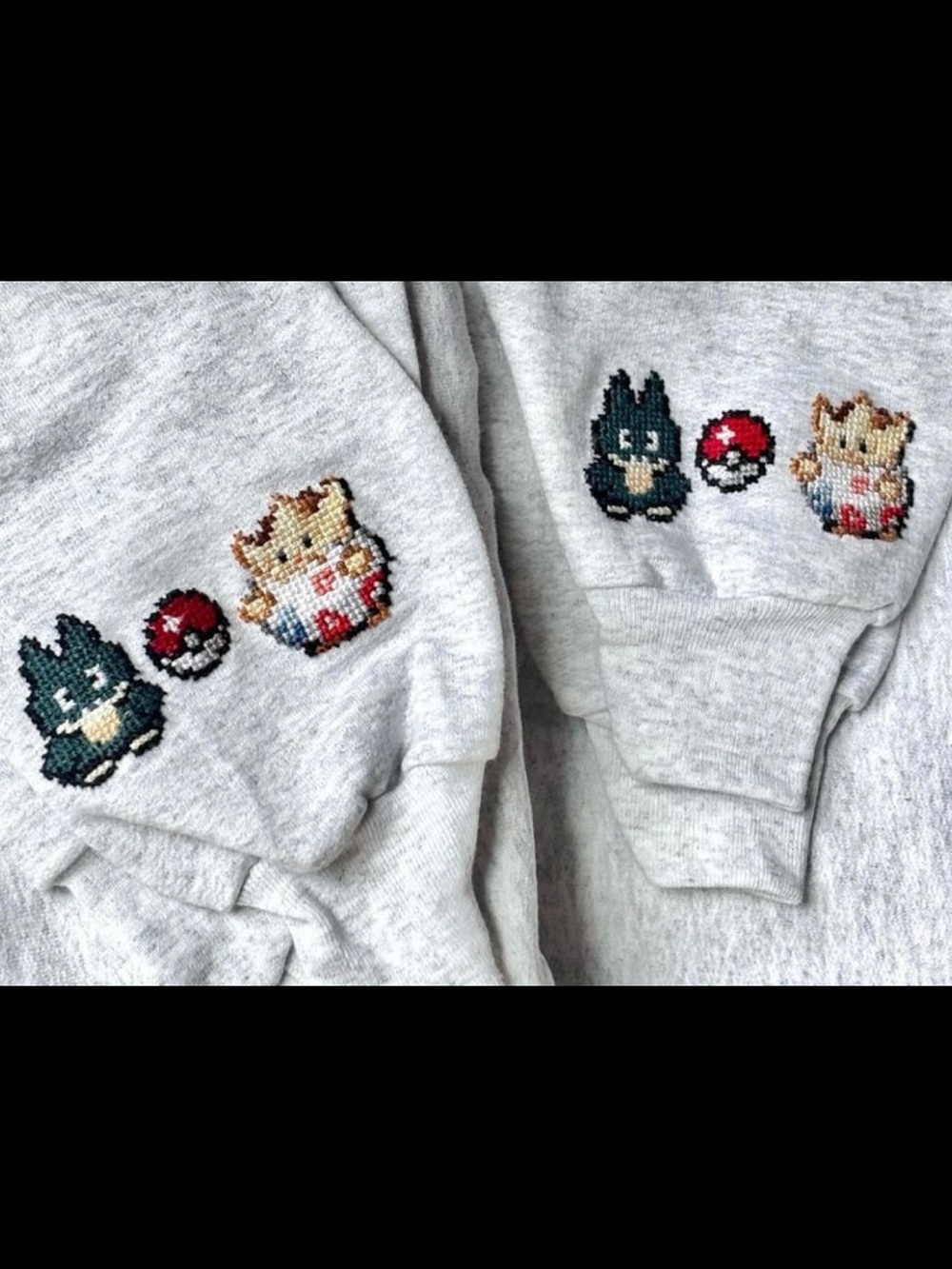 CUSTOM Pokémon hand stitched sweaters